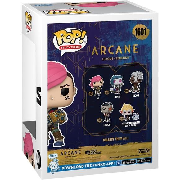 Funko POP TV: Arcane LOL - Vi - Arcane: League of Legends # 1601 - Picture 2 of 3